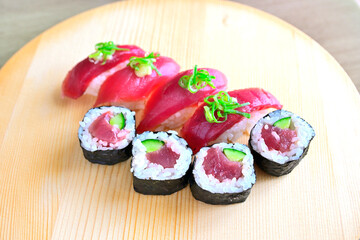 寿司　マグロの握り寿司