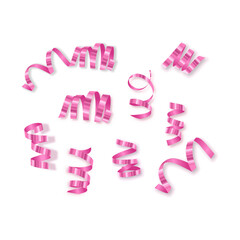 Colorful Curly Ribbons Confetti Streamers - Party Decoration