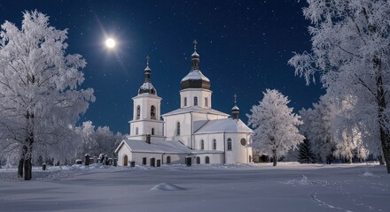 Obraz premium church of the holy virgin mary