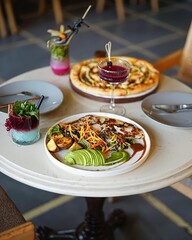 plate with food