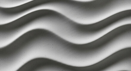 Fototapeta premium Elegant textured wave pattern in neutral gray, perfect for modern design and architecture visuals
