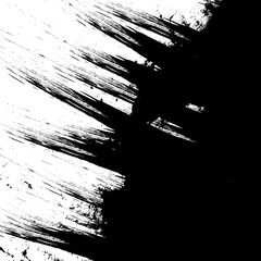 Abstract grungy black ink splatter texture with a vintage paper border and a rough paint splash frame illustration. brush stroke decorative grunge design banner background. Rustic scratch grunge. art.