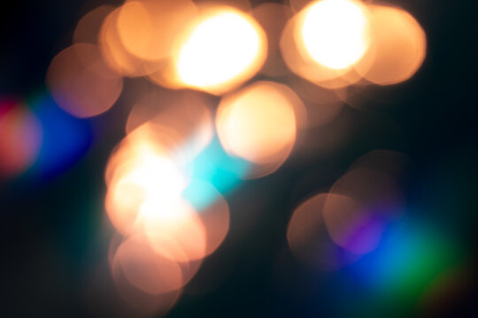 light leak overlay effect with bokeh blur light leaks,retro noisy film texture light leak flare on black background,abstract colorful background with colorful boken