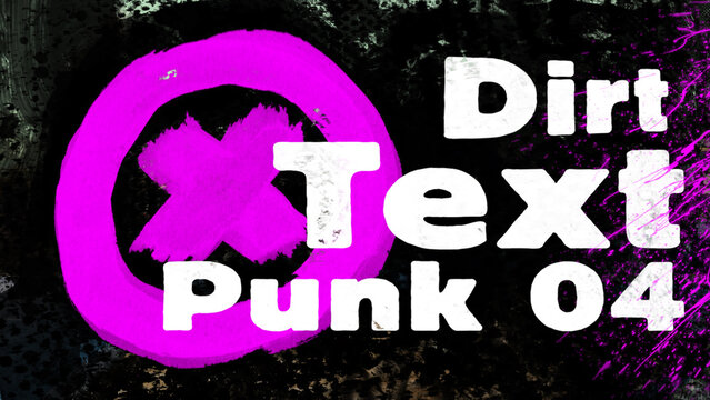 Dirt Text Transition 04