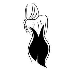 Minimalist line art illustrations of elegant women in various poses, perfect for wall art, fashion design, branding, t-shirts, and modern creative projects.