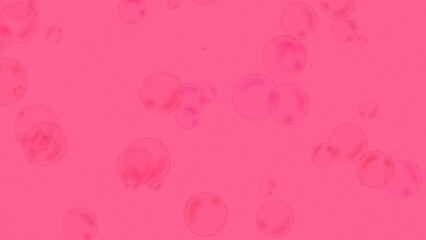 Fototapeta premium Abstract Pink Background with Bubbles Pastel Seafoam Green Watercolor Gradient Artistic Background.