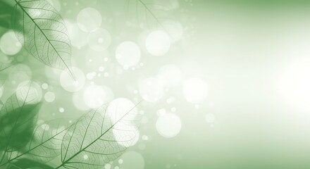Light Green Hazy Background with Light Spots