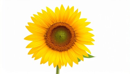 Fototapeta premium sunflower isolated on white background