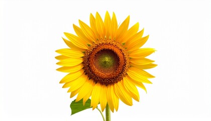 Obraz premium sunflower on white background