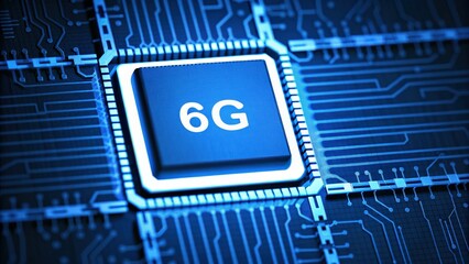 Microchip technology representing advancements in 6G connectivity.