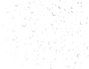 water drops on a transparent background