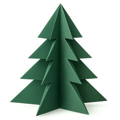 Fototapeta premium Paper Christmas Tree Decoration for Holiday Festivities and Cheer