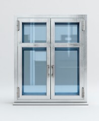 Metal double-hung window
