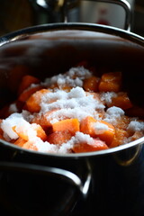  I made homemade apricot jams.