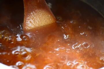  I made homemade apricot jams.