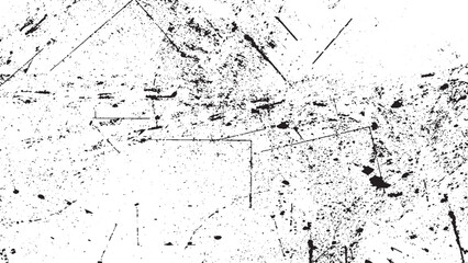 Transparent Grunge Dirty Texture. Abstract Scratches Frame with Dust Particle and Grain Overlay Background.