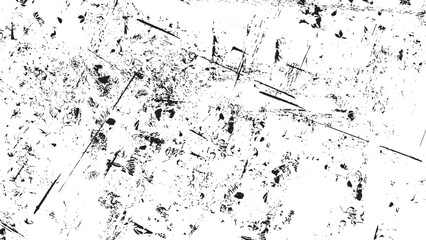 Scratched Grunge Vector Dust Texture. Vintage Rough Line Sketch Overlay Stamp Illustration Background.