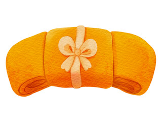 Monk Robe Watercolor Illustration