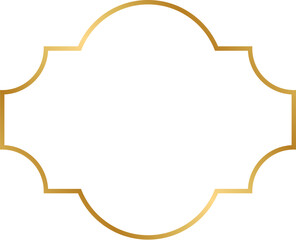 Blank Stickers and Label Frames, writing area aging style writing area, Gold decorative frames, decorative vintage frames.