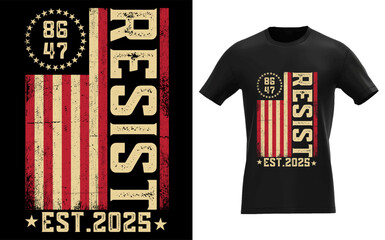 86 47 Anti Trump Resist Impeach Trump Impeach 47 US Flag © Design Store