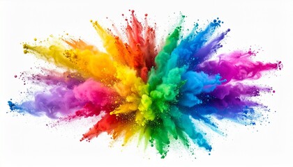 Fototapeta premium colorful smoke on white 
