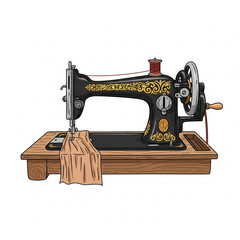 old sewing machine