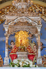 Sanctuary in Alajar. Pena Arias Montano. Aracena, Andalucia. Spain