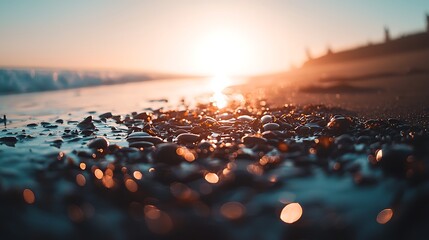Natural tide pool textures with reflective water surfaces, captured in vivid 4K using a mirrorless camera and 50mm macro lens, crisp daylight tones