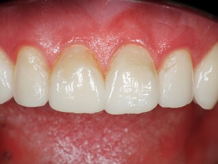 歯茎と前歯の状態を示す歯科治療用イメージ