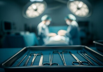 Surgery Instruments in Operating Room