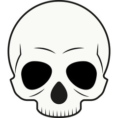 Skull Face Vector