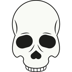 Skull Face Vector
