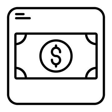 Money bill Free Icon