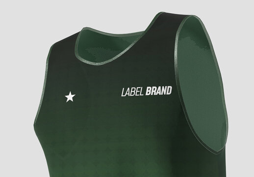 Male Sleeveless Shirt Mockup