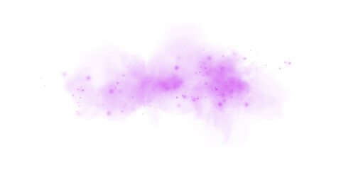 Ethereal Purple Mist and Fog with Soft Smoke Swirls and Dust Explosion, Transparent Haze, and Dreamy Atmospheric Effect for Abstract Backgrounds