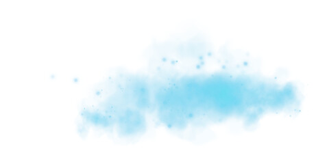 Ethereal Blue Mist and Fog with Soft Smoke Swirls and Dust Explosion, Transparent Haze, and Dreamy Atmospheric Effect for Abstract Backgrounds