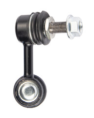 Auto suspension parts, stabilizer bar on a white background