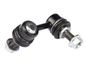 Auto suspension parts, stabilizer bar on a white background