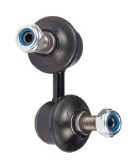 Auto suspension parts, stabilizer bar on a white background