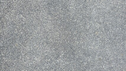 Gray gravel concrete floor, road surface, walkway surface, small gravel road surface, texture, and...