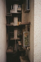 Narrow gap between houses China