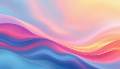 Fototapeta premium Abstract Fluid Gradient Wave Background