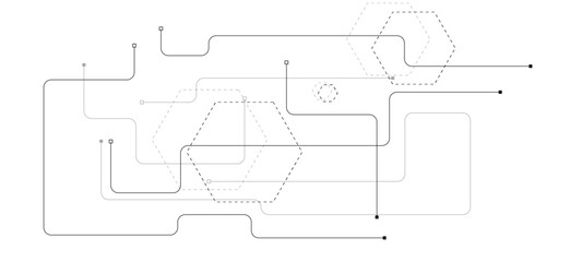 vector drawing of a house