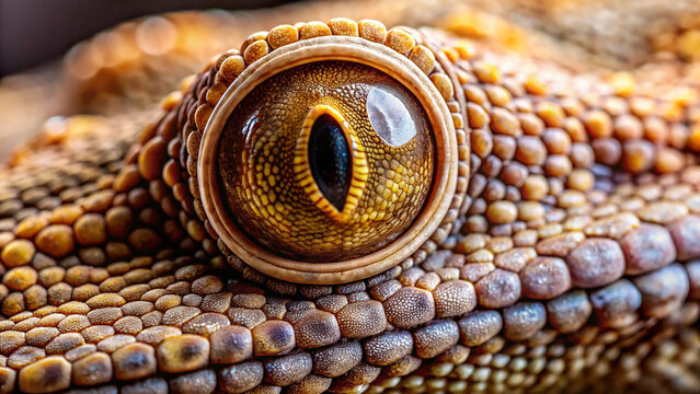 close up of chameleon