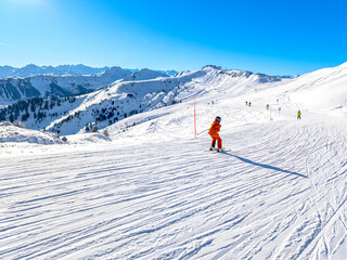 Kitzbuhel, ski resort in Austrian Alps