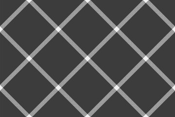 Tweed vector check seamless, jersey plaid pattern texture. Rest tartan fabric background textile in grey and white colors.