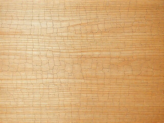 Obraz premium Crackle Lacquer Finish On Wood Texture With Web-Like Patterns