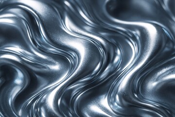 Obraz premium Frosted Chrome Elegance