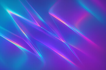 Fototapeta premium Futuristic Prism Glow