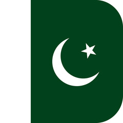 Pakistan Flag Rounded Square Icon